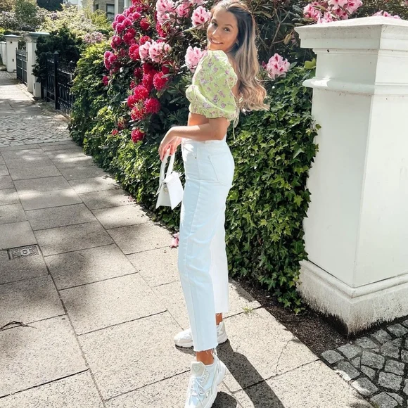 Zara 2 Piece Printed Top & Skirt Bloggers Favorite Size XS - Picture 10 of 12